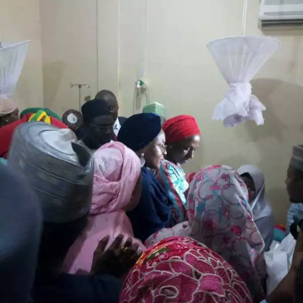 Aisha Buhari Visits Baby Who Was Raped By Husband Of Her Mother